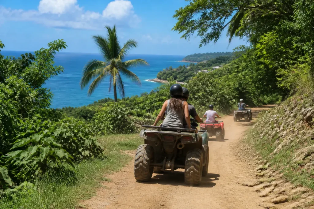 Roatan ATV vs zipline