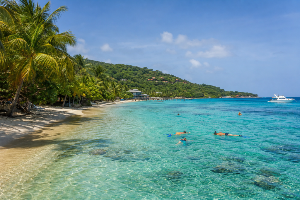 Roatan beach vs snorkeling excursion - Roatan, Honduras travel scene related to Beach Day or Snorkeling Tour in Roatan: How to Choose